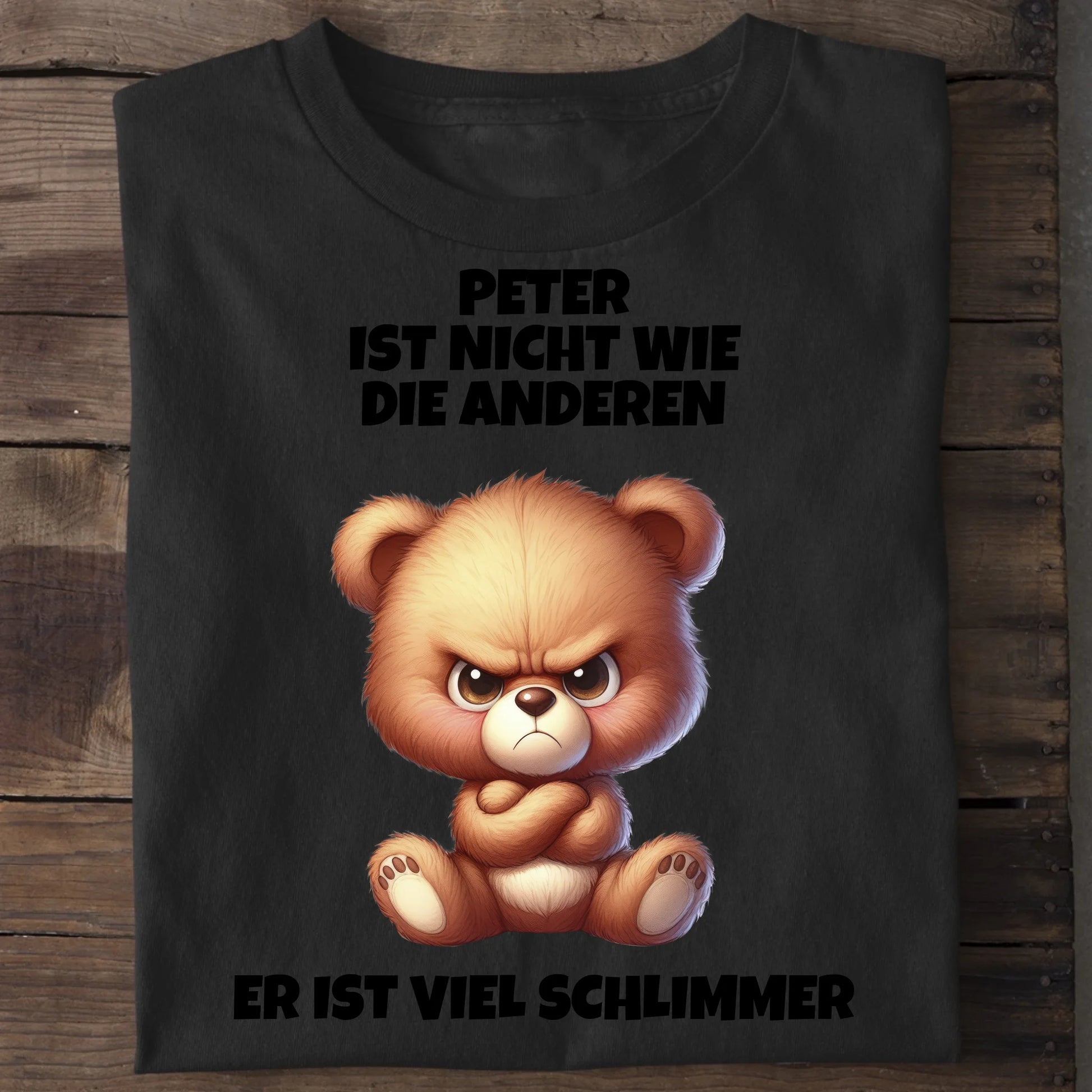 Nicht wie die anderen - Organic Men's Shirt (personalisierbar) Crafter T-Shirt ST ST Black