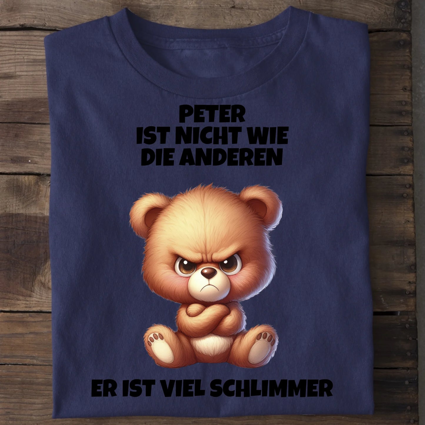 Nicht wie die anderen - Organic Men's Shirt (personalisierbar) Crafter T-Shirt ST ST French-Navy
