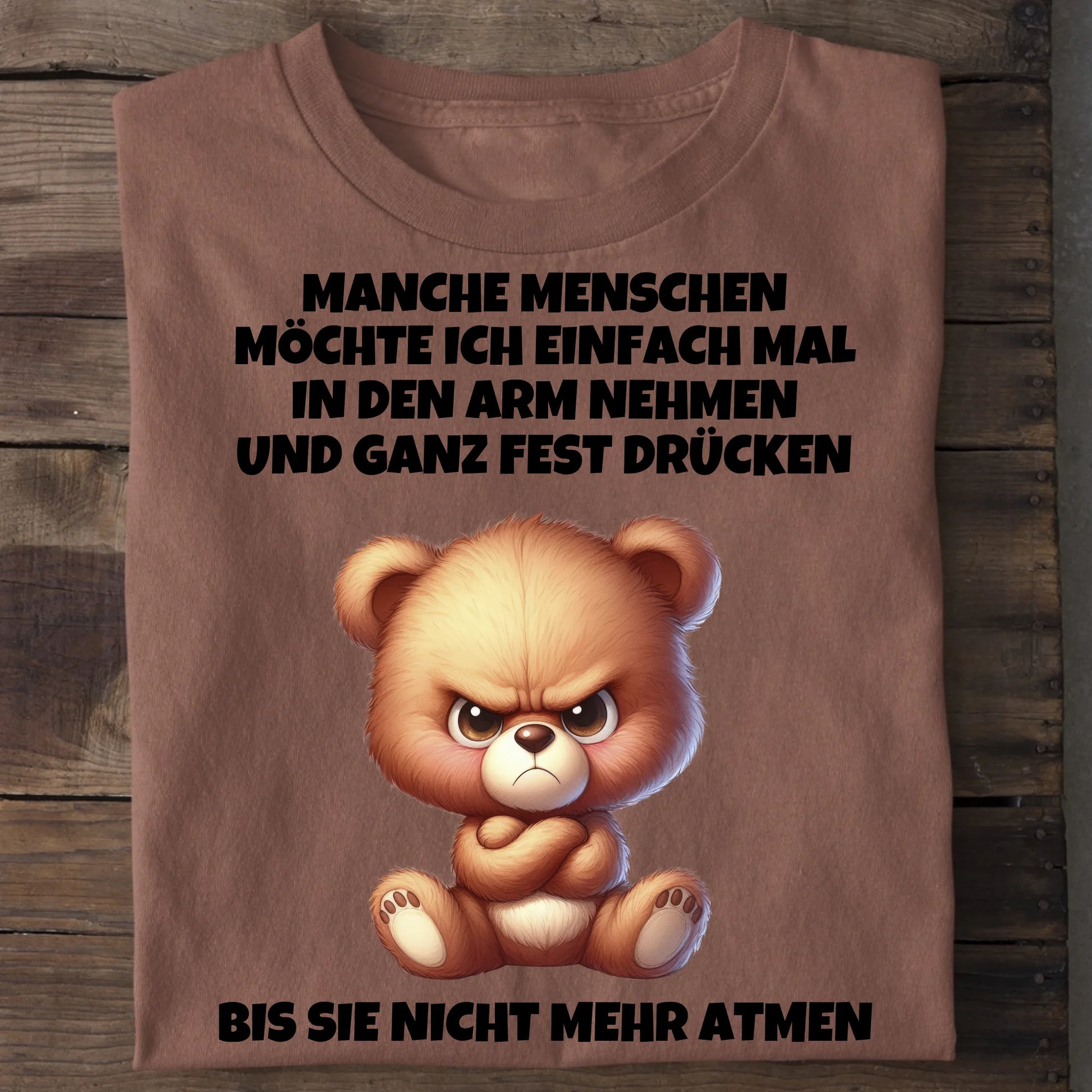 In den Arm nehmen - Organic Men's Shirt (personalisierbar) Crafter T-Shirt ST ST Heritage-Brown