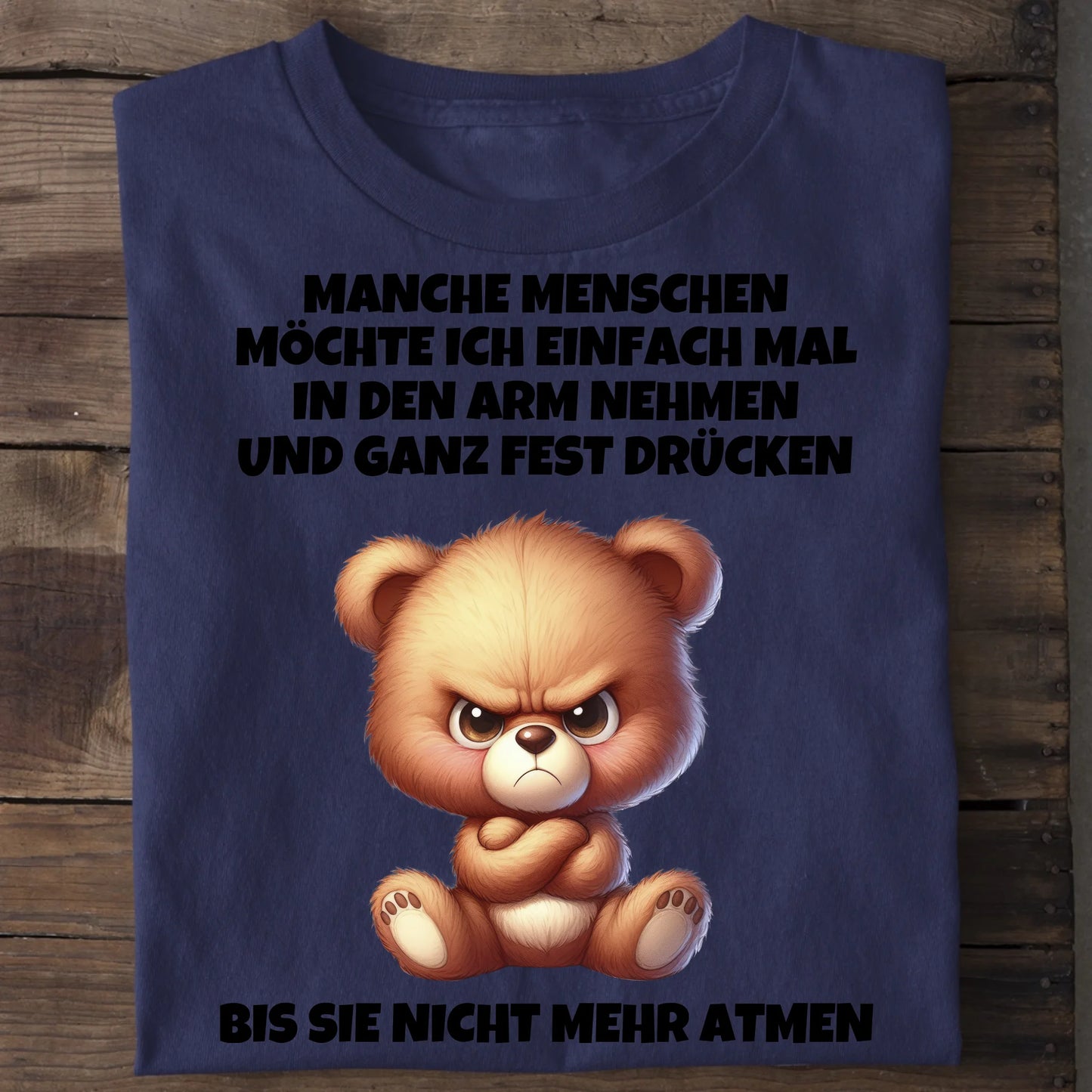 In den Arm nehmen - Organic Men's Shirt (personalisierbar) Crafter T-Shirt ST ST French-Navy