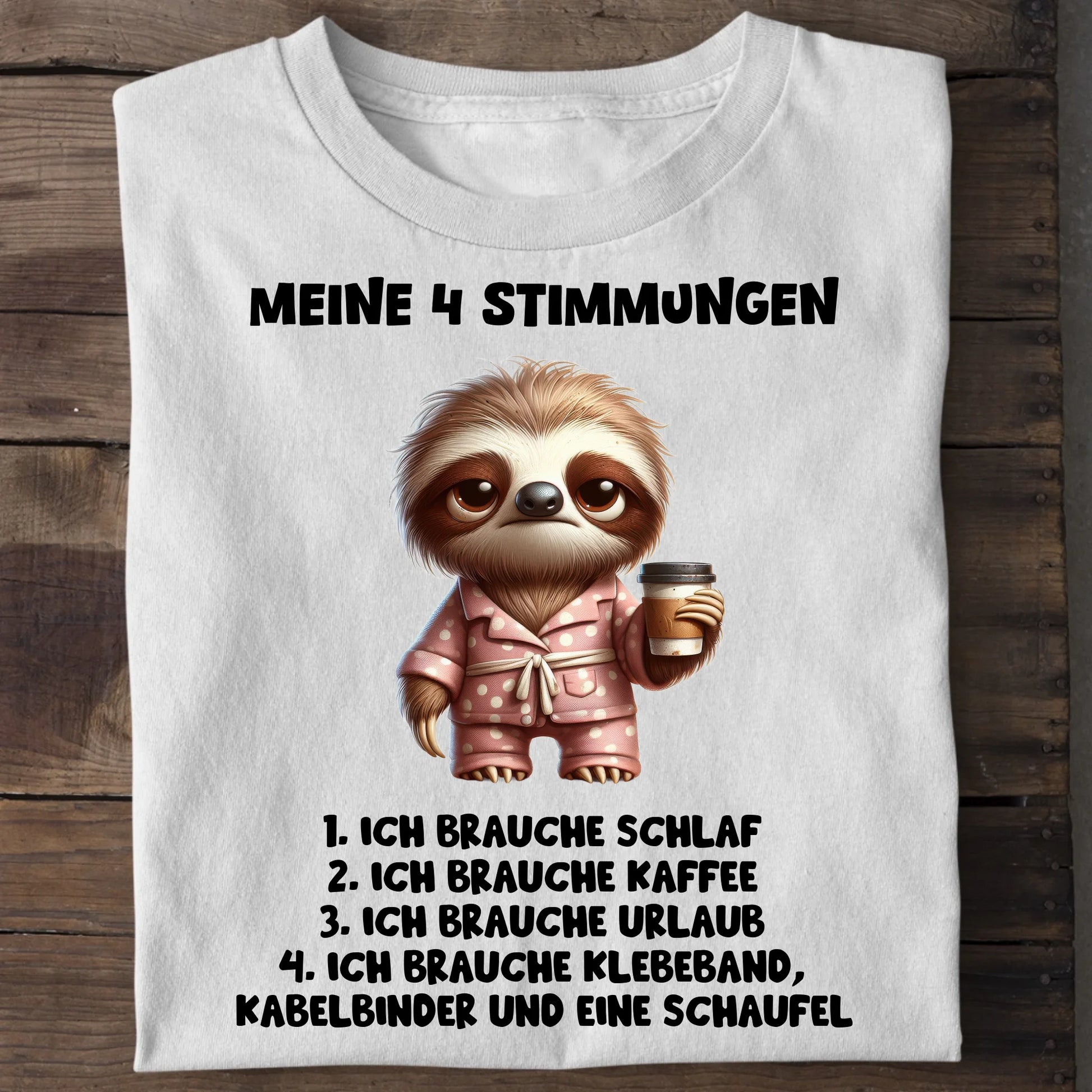 Meine 4 Stimmungen - Organic Men's Shirt (personalisierbar) Crafter T-Shirt ST ST White