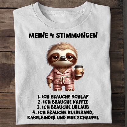 Meine 4 Stimmungen - Organic Men's Shirt (personalisierbar) Crafter T-Shirt ST ST White