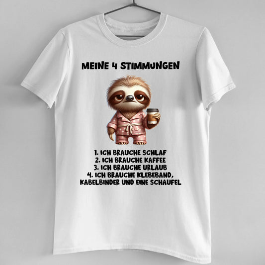 Meine 4 Stimmungen - Organic Men's Shirt (personalisierbar)