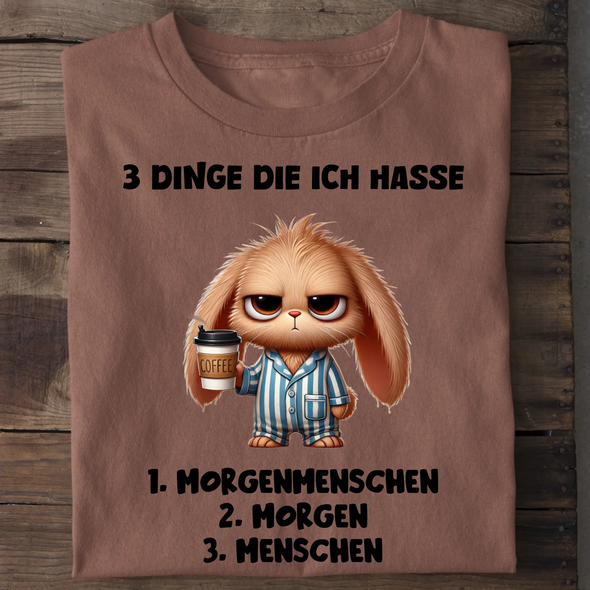 3 Dinge die ich hasse - Organic Men's Shirt (personalisierbar) Crafter T-Shirt ST ST Heritage-Brown
