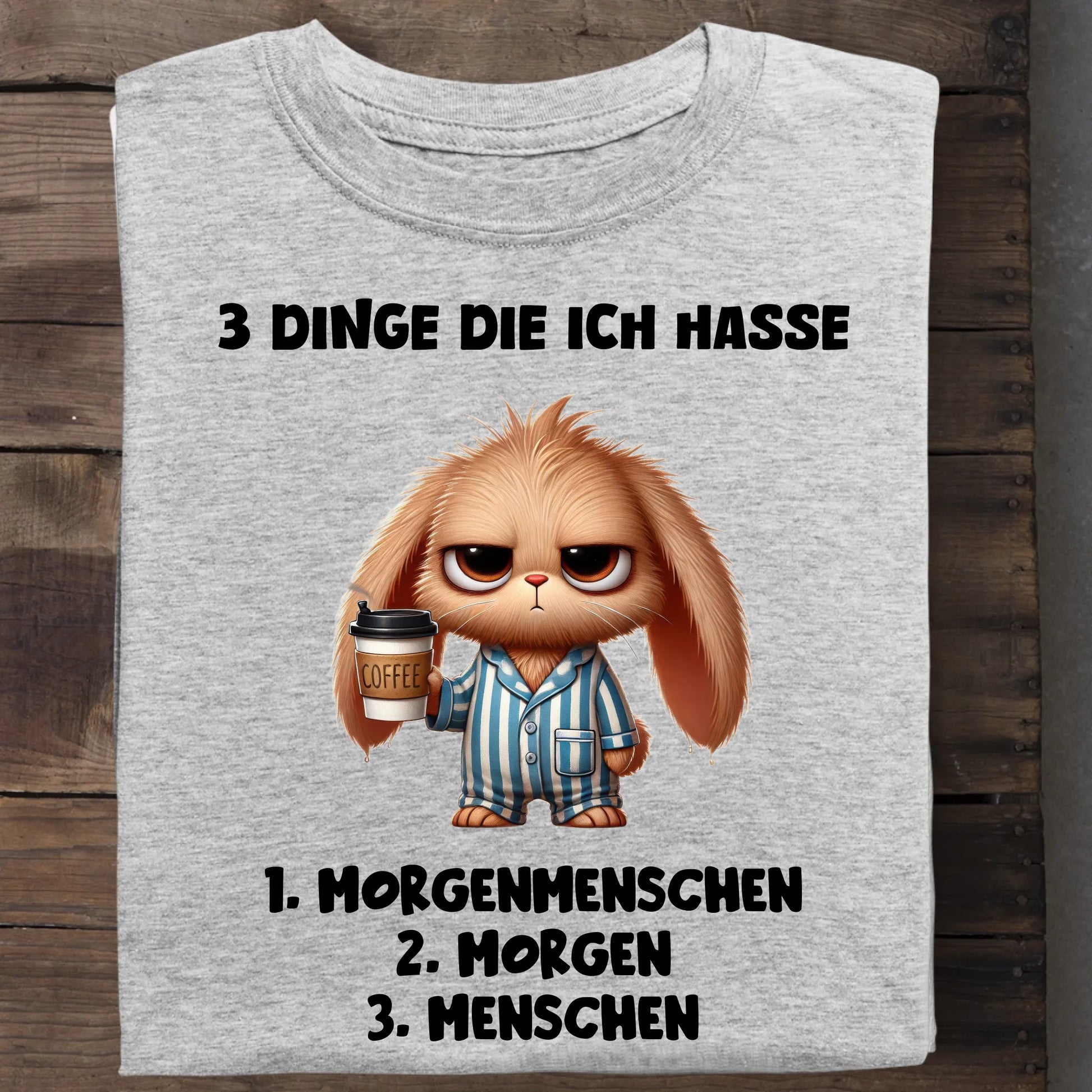 3 Dinge die ich hasse - Organic Men's Shirt (personalisierbar) Crafter T-Shirt ST ST Heather-Grey