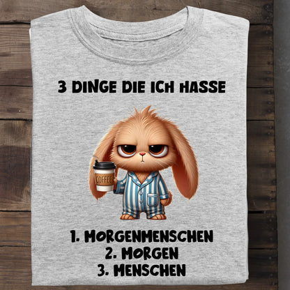 3 Dinge die ich hasse - Organic Men's Shirt (personalisierbar) Crafter T-Shirt ST ST Heather-Grey