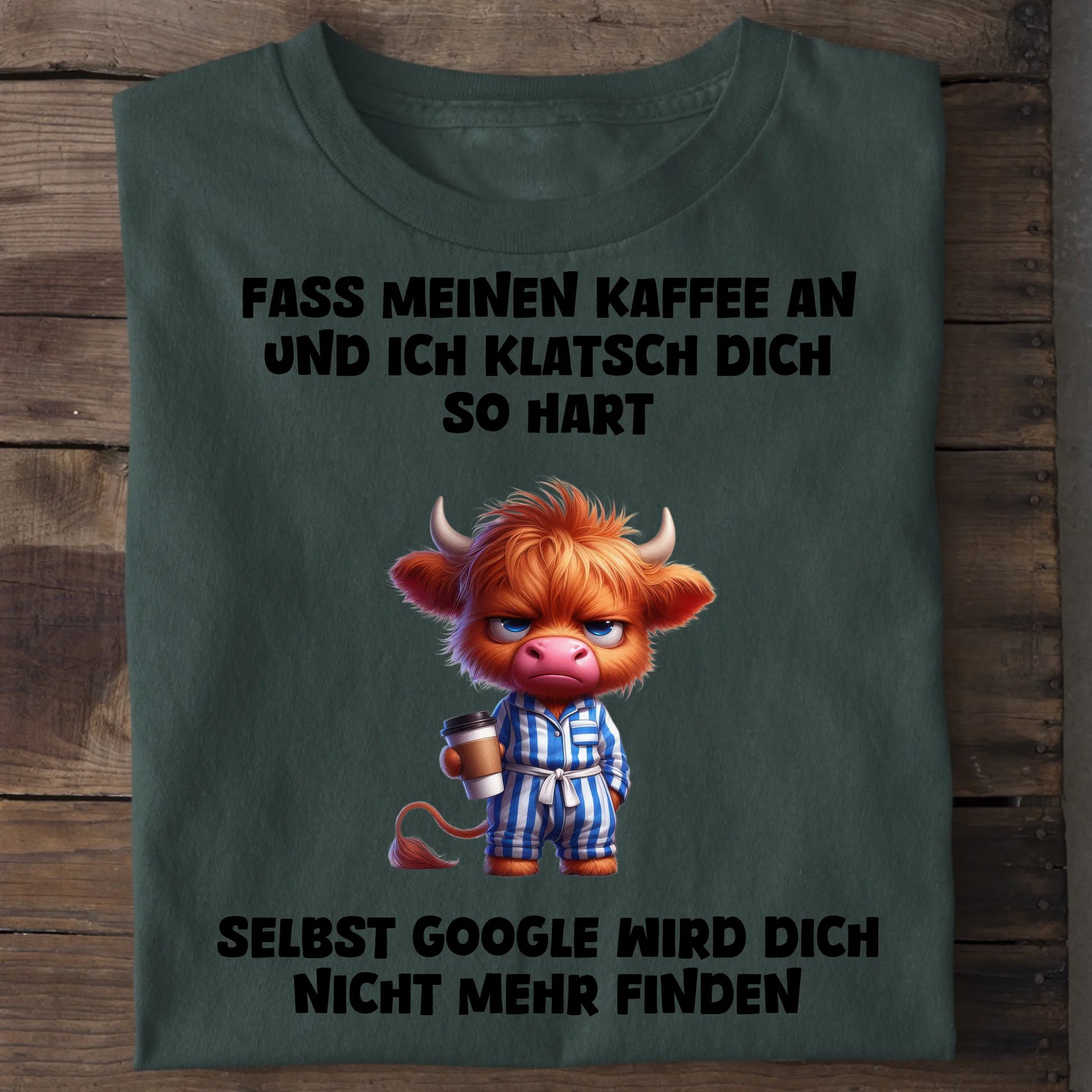 Fass meinen Kaffee an - Organic Men's Shirt (personalisierbar) Crafter T-Shirt ST ST Bottled-Green