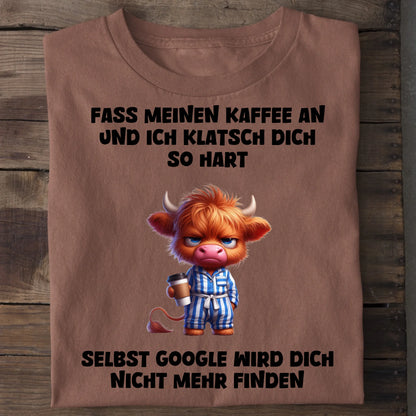 Fass meinen Kaffee an - Organic Men's Shirt (personalisierbar) Crafter T-Shirt ST ST Heritage-Brown