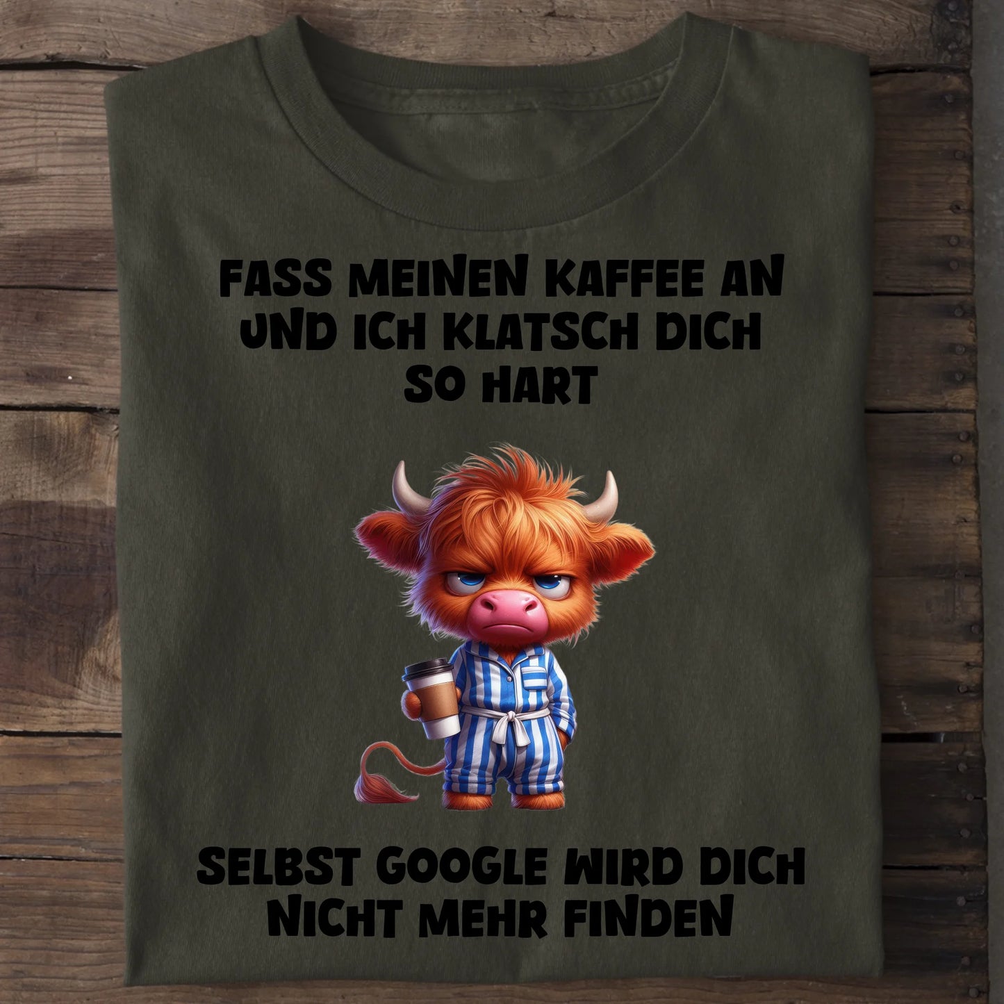 Fass meinen Kaffee an - Organic Men's Shirt (personalisierbar) Crafter T-Shirt ST ST Khaki