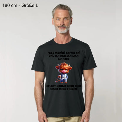 Fass meinen Kaffee an - Organic Men's Shirt (personalisierbar)