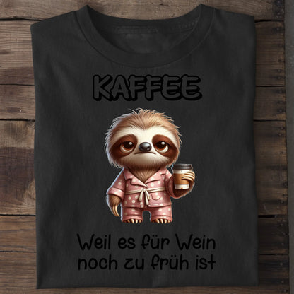 Zu früh für Wein - Organic Men's Shirt (personalisierbar) Crafter T-Shirt ST ST Black