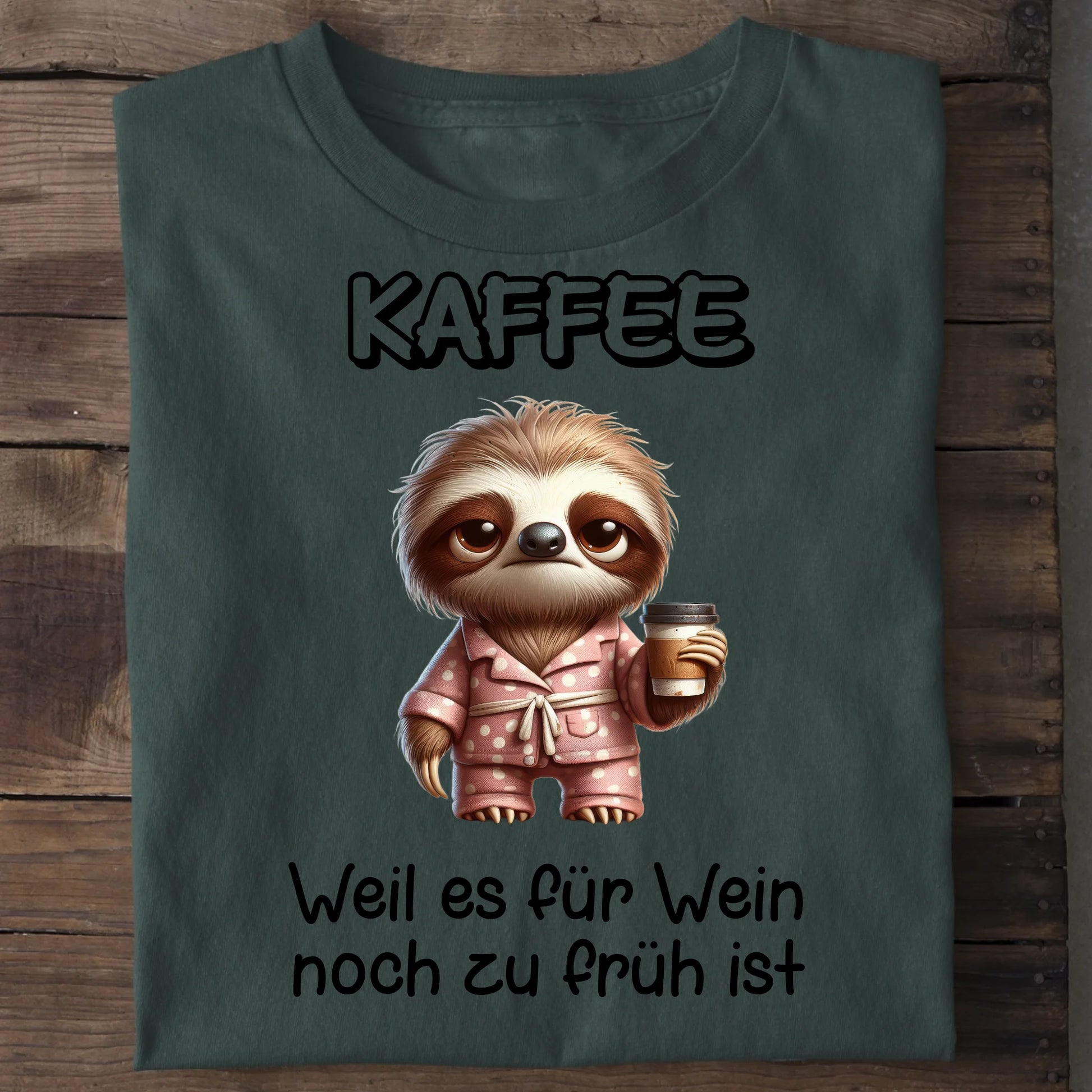 Zu früh für Wein - Organic Men's Shirt (personalisierbar) Crafter T-Shirt ST ST Bottled-Green