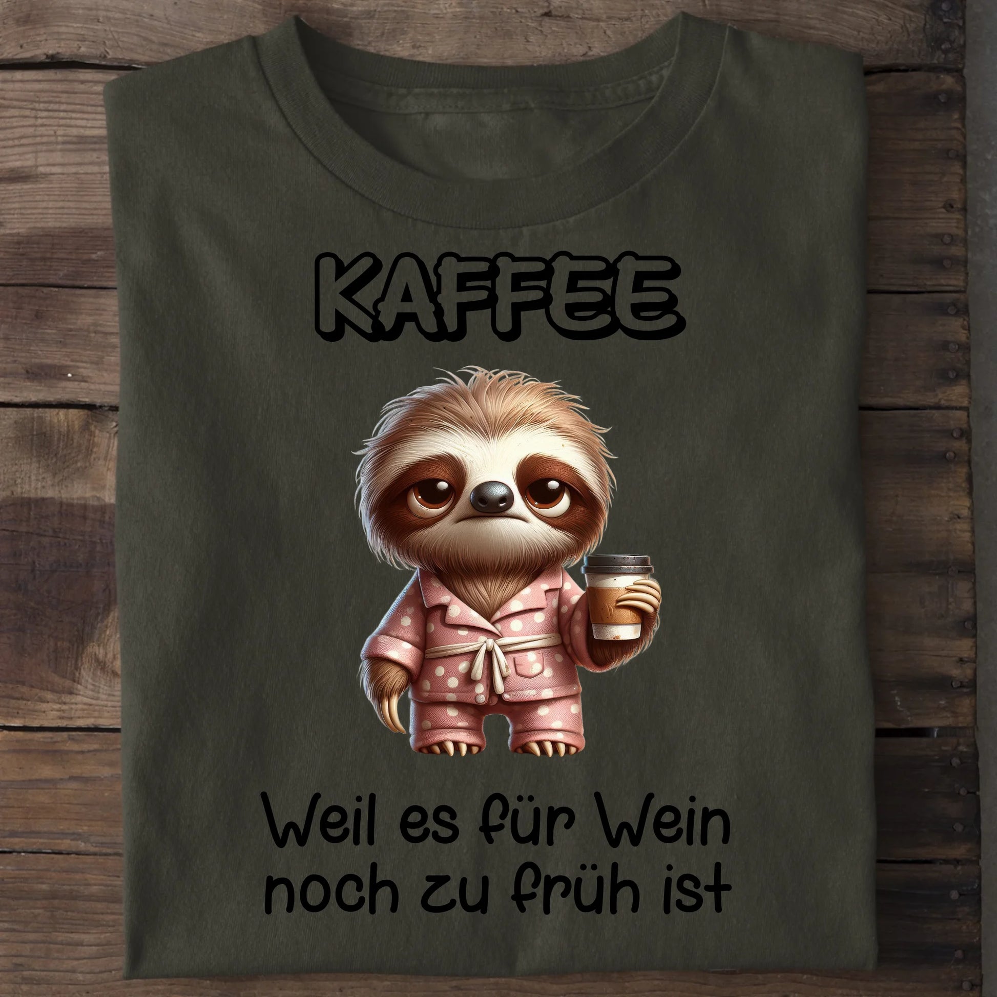 Zu früh für Wein - Organic Men's Shirt (personalisierbar) Crafter T-Shirt ST ST Khaki