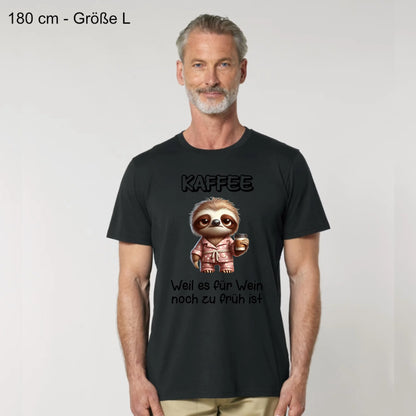 Zu früh für Wein - Organic Men's Shirt (personalisierbar)