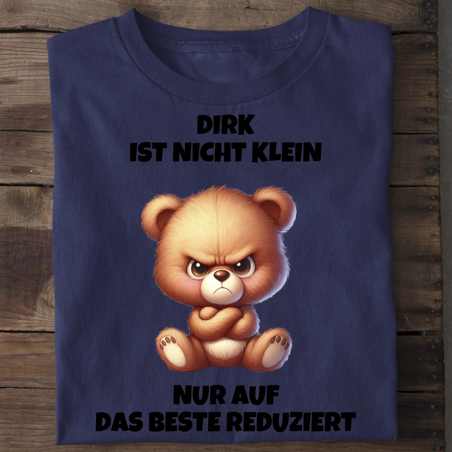 Nicht klein - Organic Men's Shirt (personalisierbar) Crafter T-Shirt ST ST French-Navy