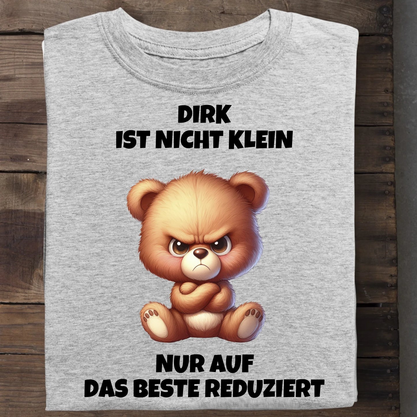 Nicht klein - Organic Men's Shirt (personalisierbar) Crafter T-Shirt ST ST Heather-Grey
