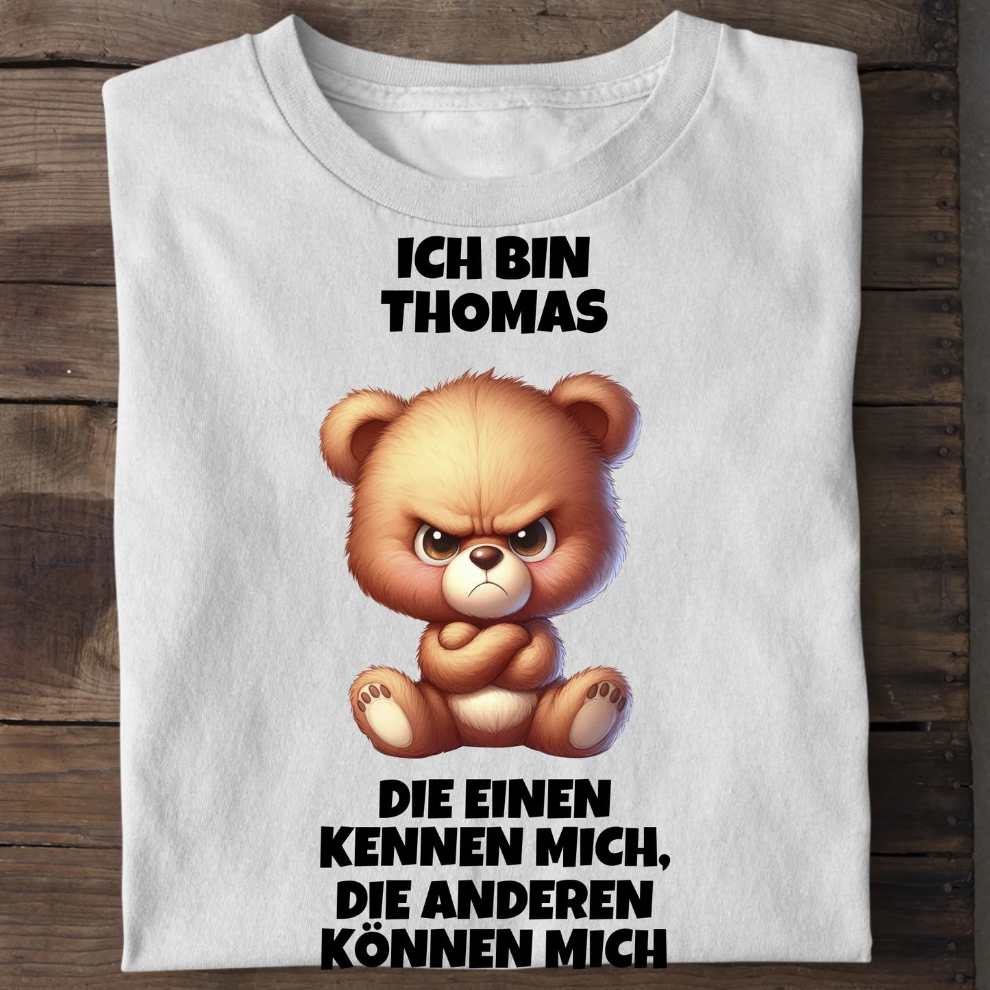 Die einen kennen mich - Organic Men's Shirt (personalisierbar) Crafter T-Shirt ST ST White