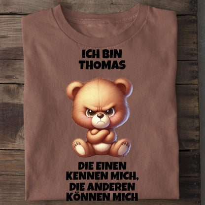 Die einen kennen mich - Organic Men's Shirt (personalisierbar) Crafter T-Shirt ST ST Heritage-Brown