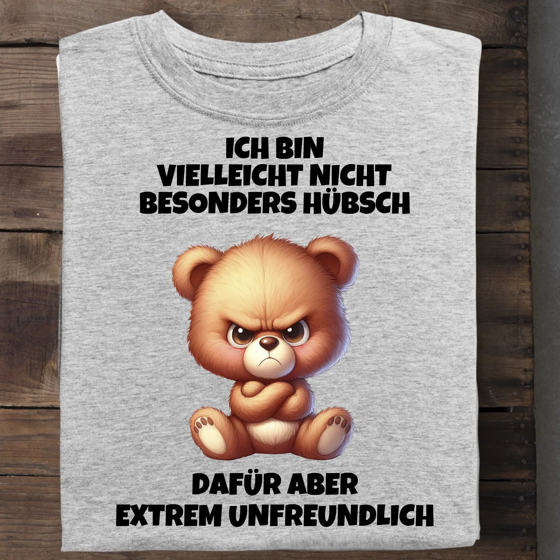 Nicht besonders hübsch - Organic Men's Shirt (personalisierbar) Crafter T-Shirt ST ST Heather-Grey