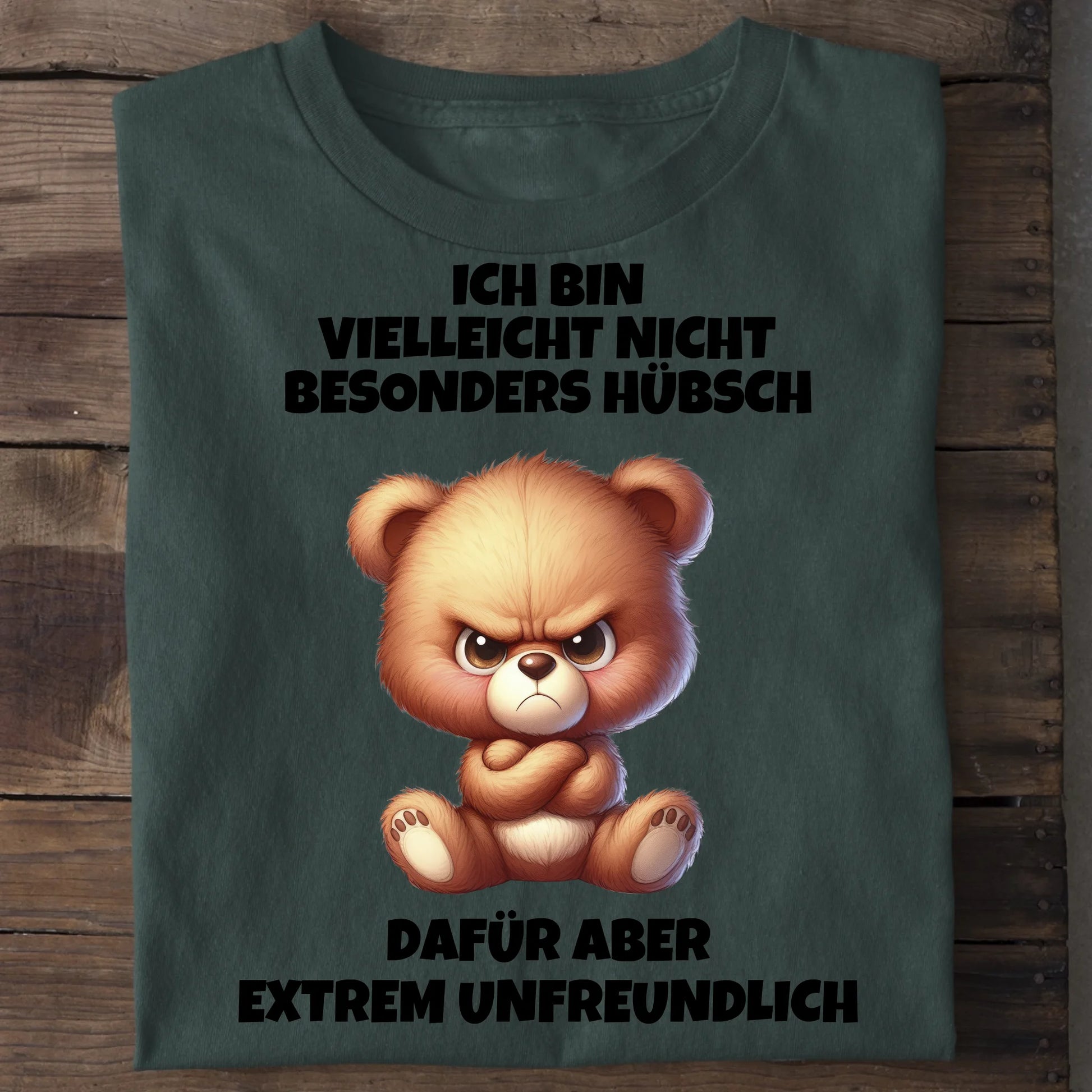 Nicht besonders hübsch - Organic Men's Shirt (personalisierbar) Crafter T-Shirt ST ST Bottled-Green
