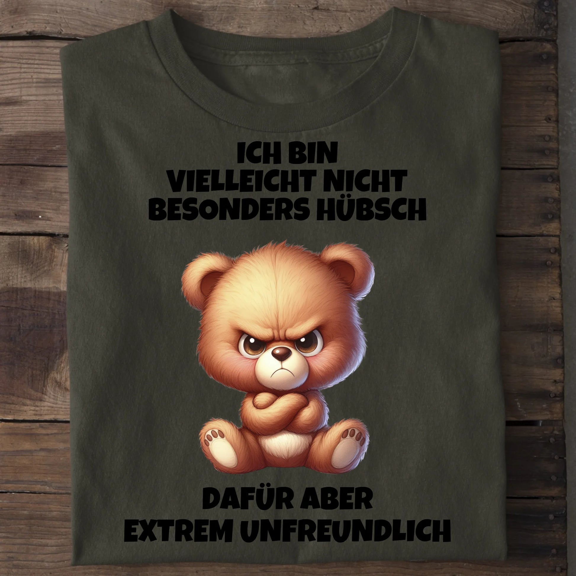 Nicht besonders hübsch - Organic Men's Shirt (personalisierbar) Crafter T-Shirt ST ST Khaki