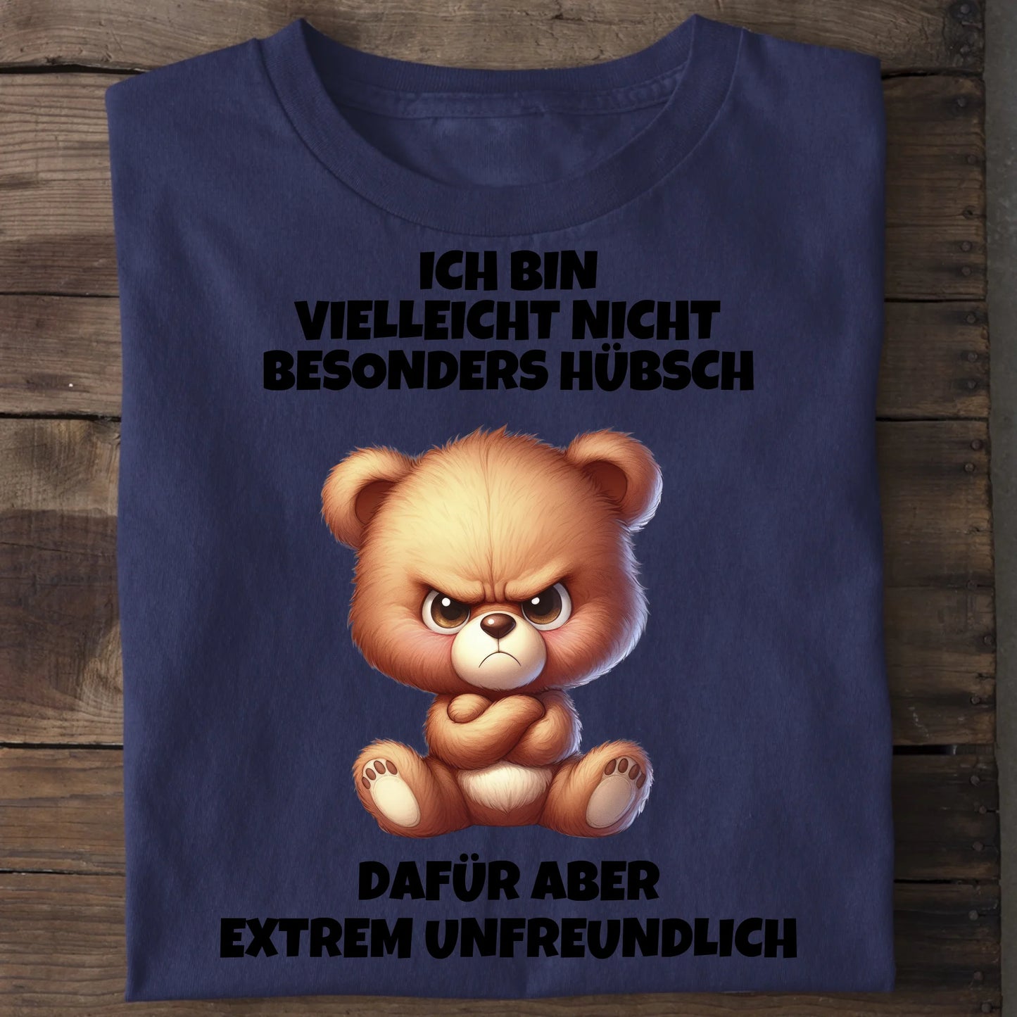 Nicht besonders hübsch - Organic Men's Shirt (personalisierbar) Crafter T-Shirt ST ST French-Navy