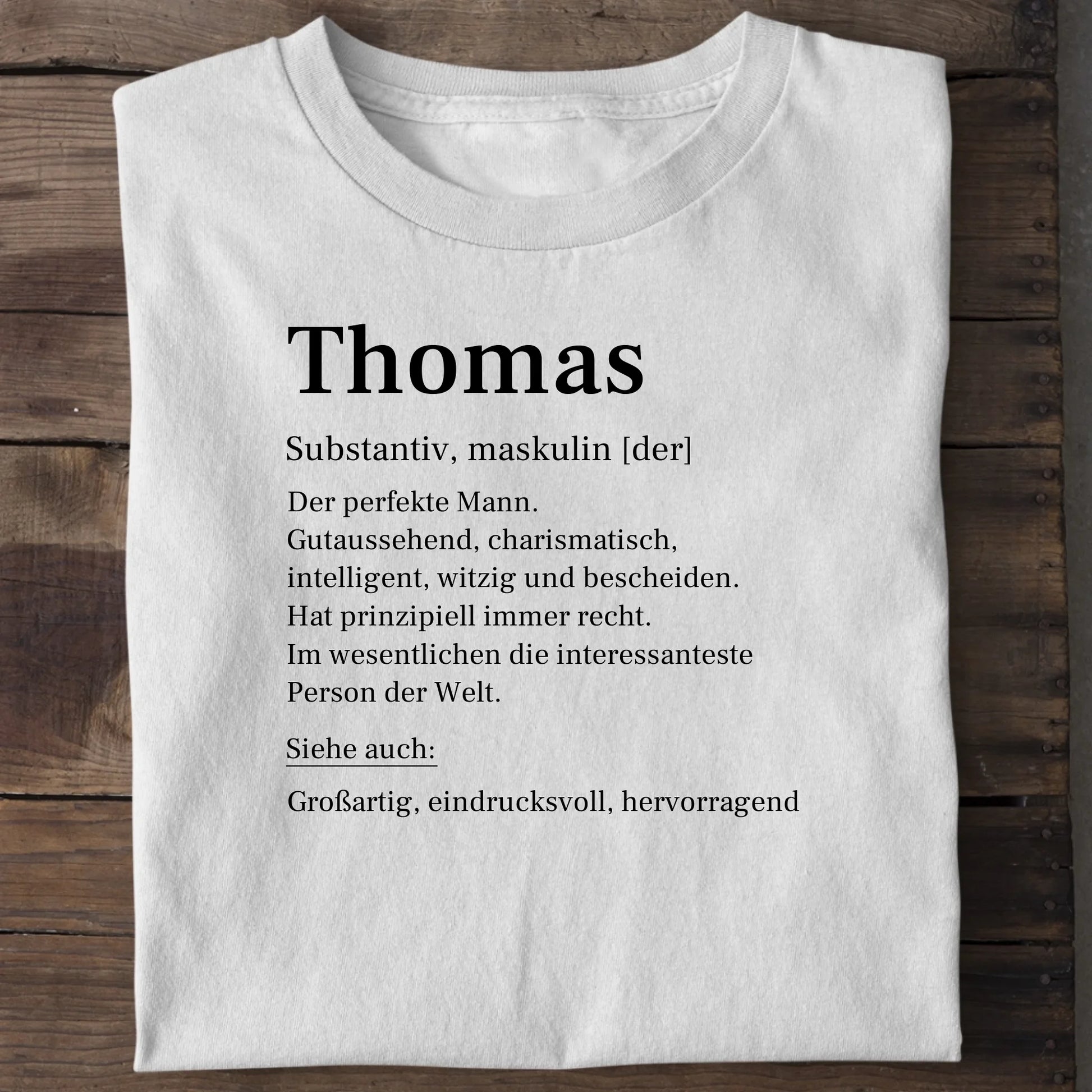 Definition - Organic Men's Shirt (personalisierbar) Crafter T-Shirt ST ST White