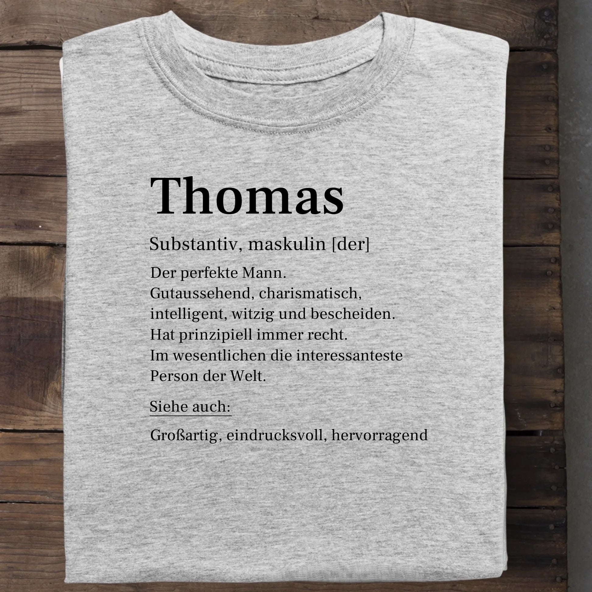 Definition - Organic Men's Shirt (personalisierbar) Crafter T-Shirt ST ST Heather-Grey