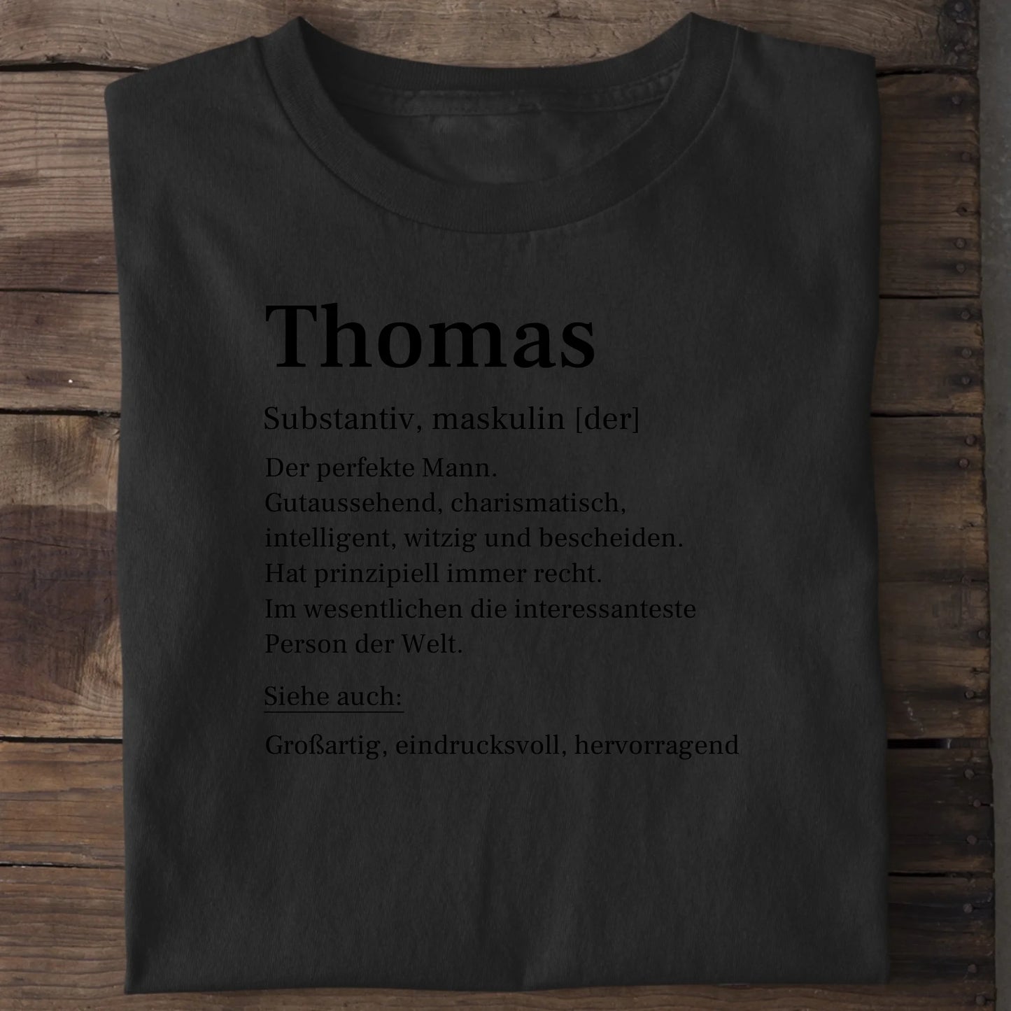 Definition - Organic Men's Shirt (personalisierbar) Crafter T-Shirt ST ST Black