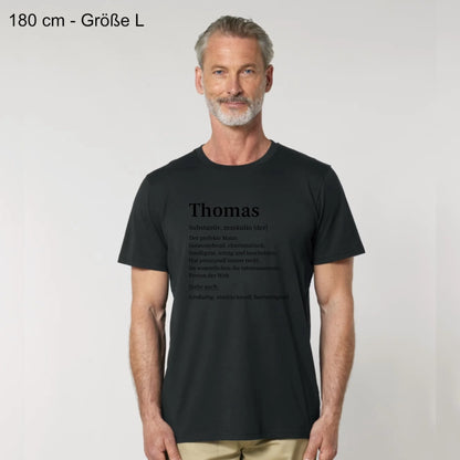 Definition - Organic Men's Shirt (personalisierbar)