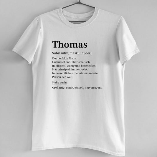 Definition - Organic Men's Shirt (personalisierbar)