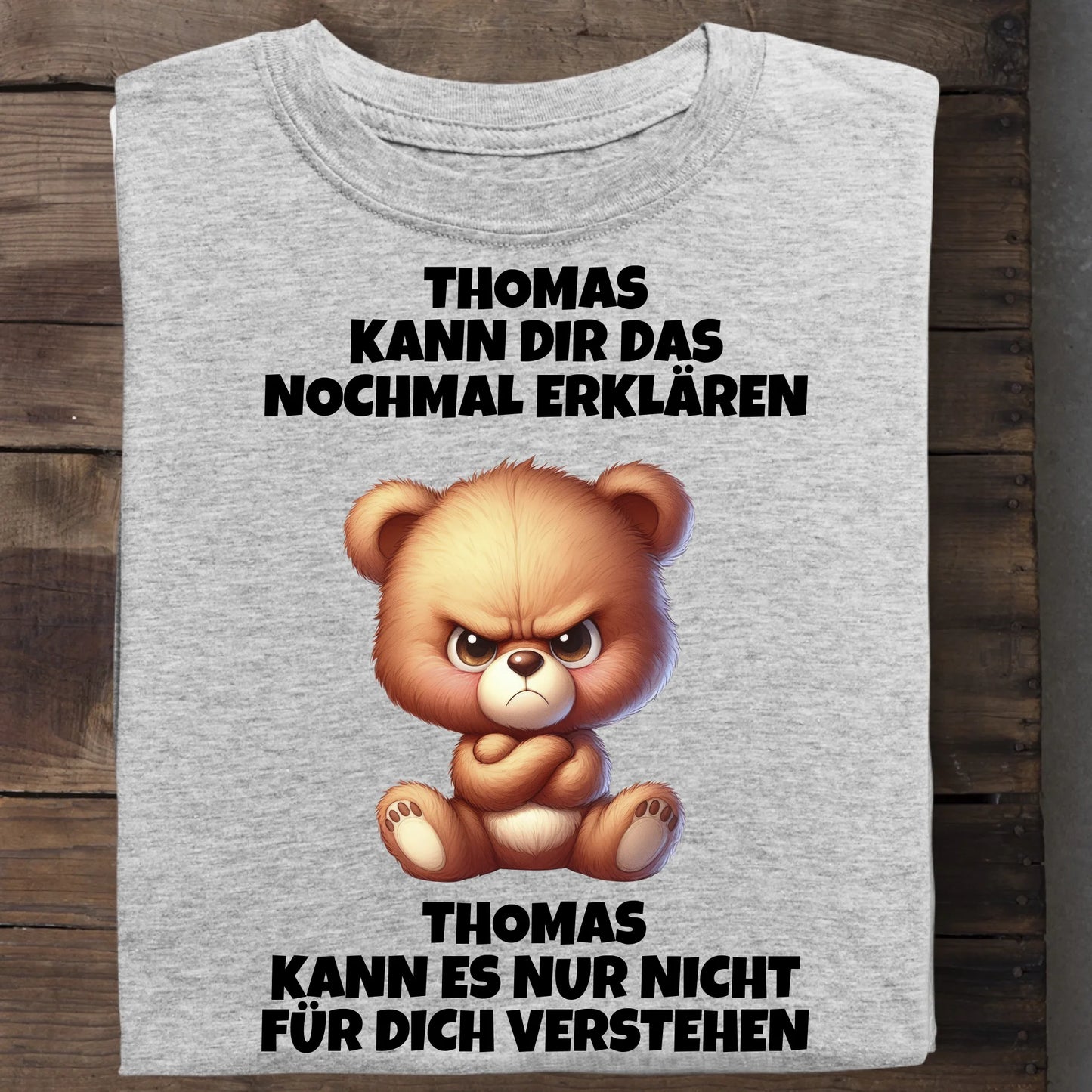 Erklären aber nicht verstehen - Organic Men's Shirt (personalisierbar) Crafter T-Shirt ST ST Heather-Grey
