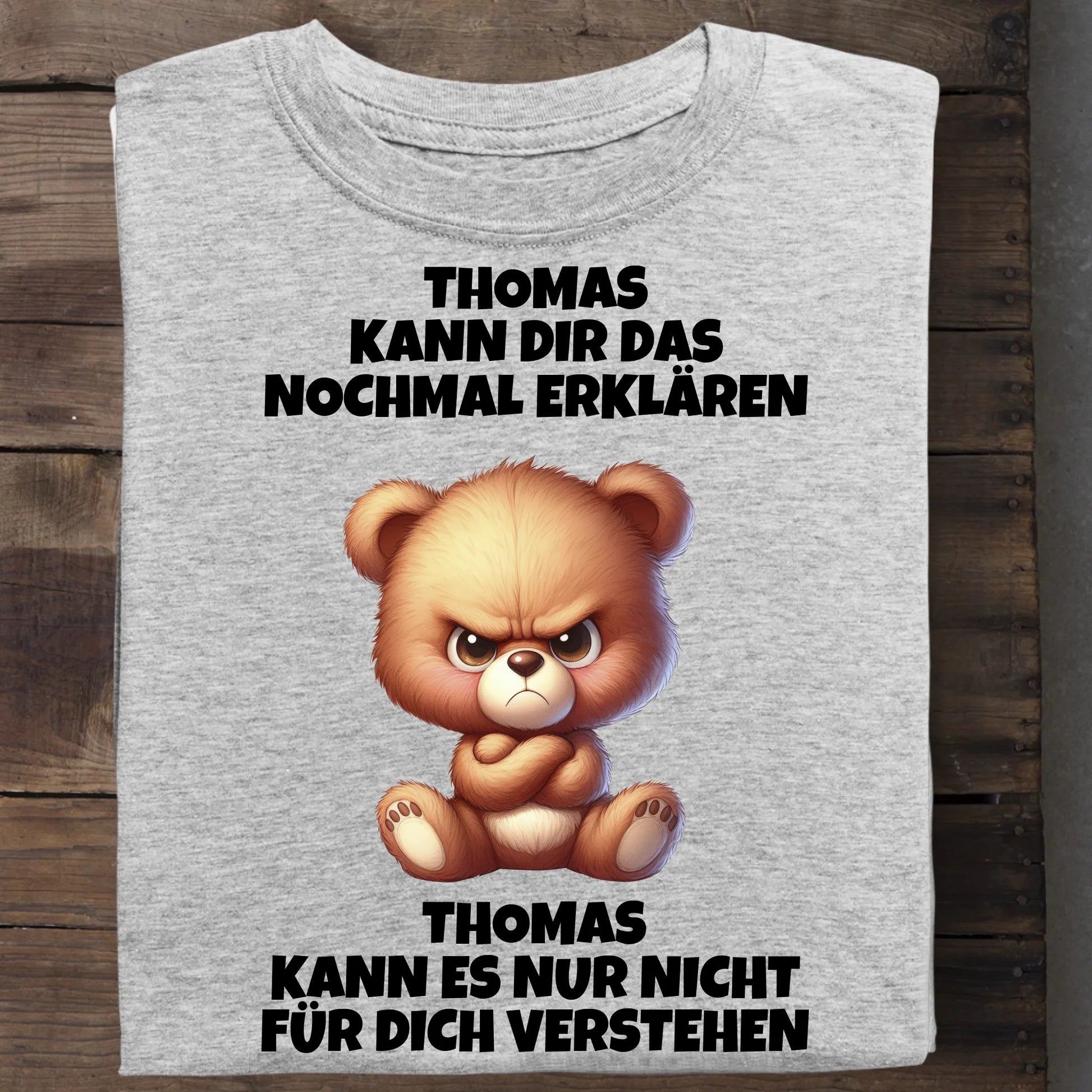 Erklären aber nicht verstehen - Organic Men's Shirt (personalisierbar) Crafter T-Shirt ST ST Heather-Grey