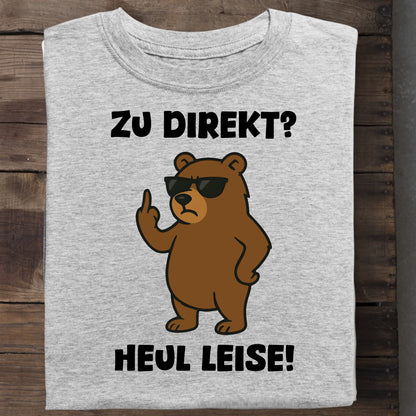 Heul leise - Organic Men's Shirt (personalisierbar) Crafter T-Shirt ST ST Heather-Grey