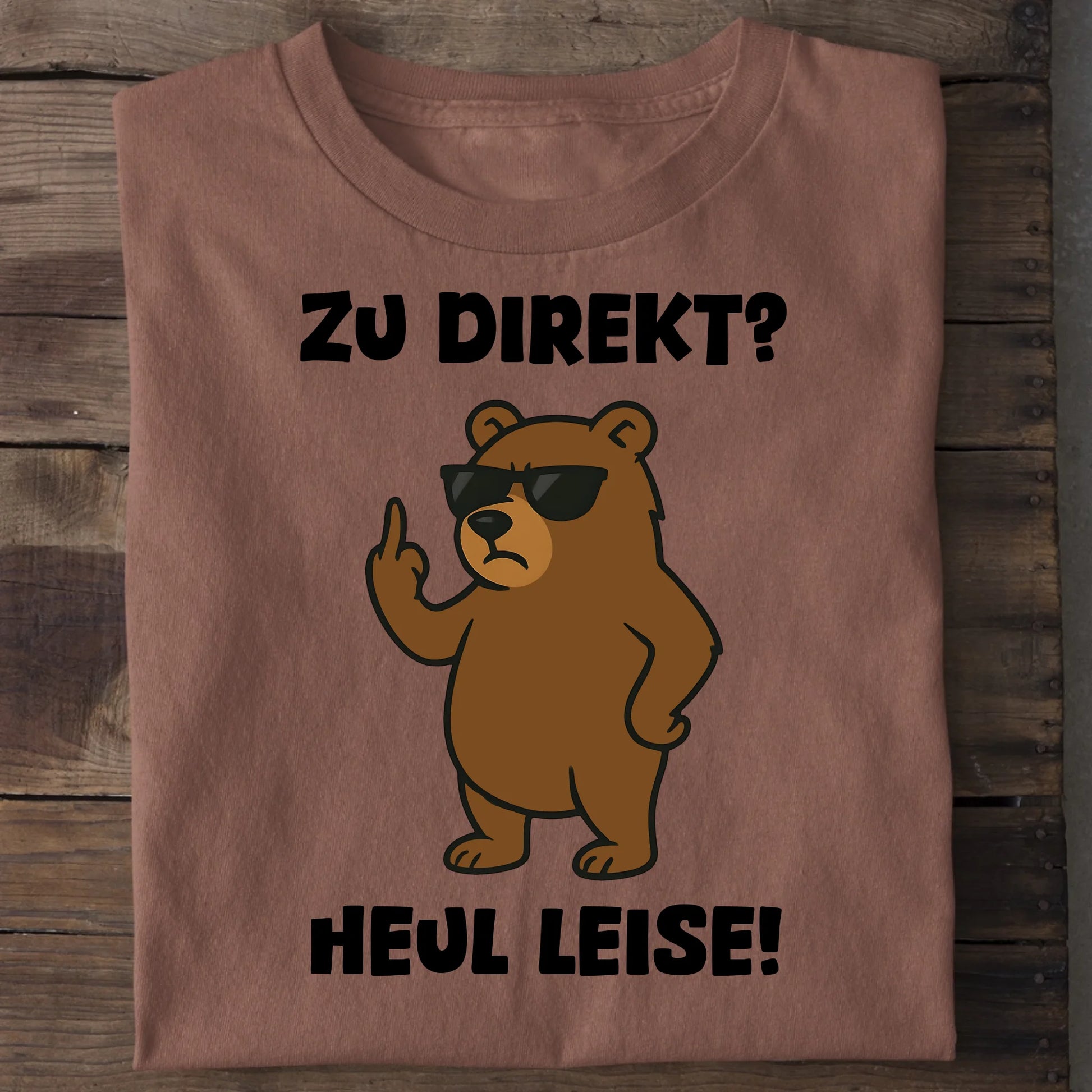 Heul leise - Organic Men's Shirt (personalisierbar) Crafter T-Shirt ST ST Heritage-Brown