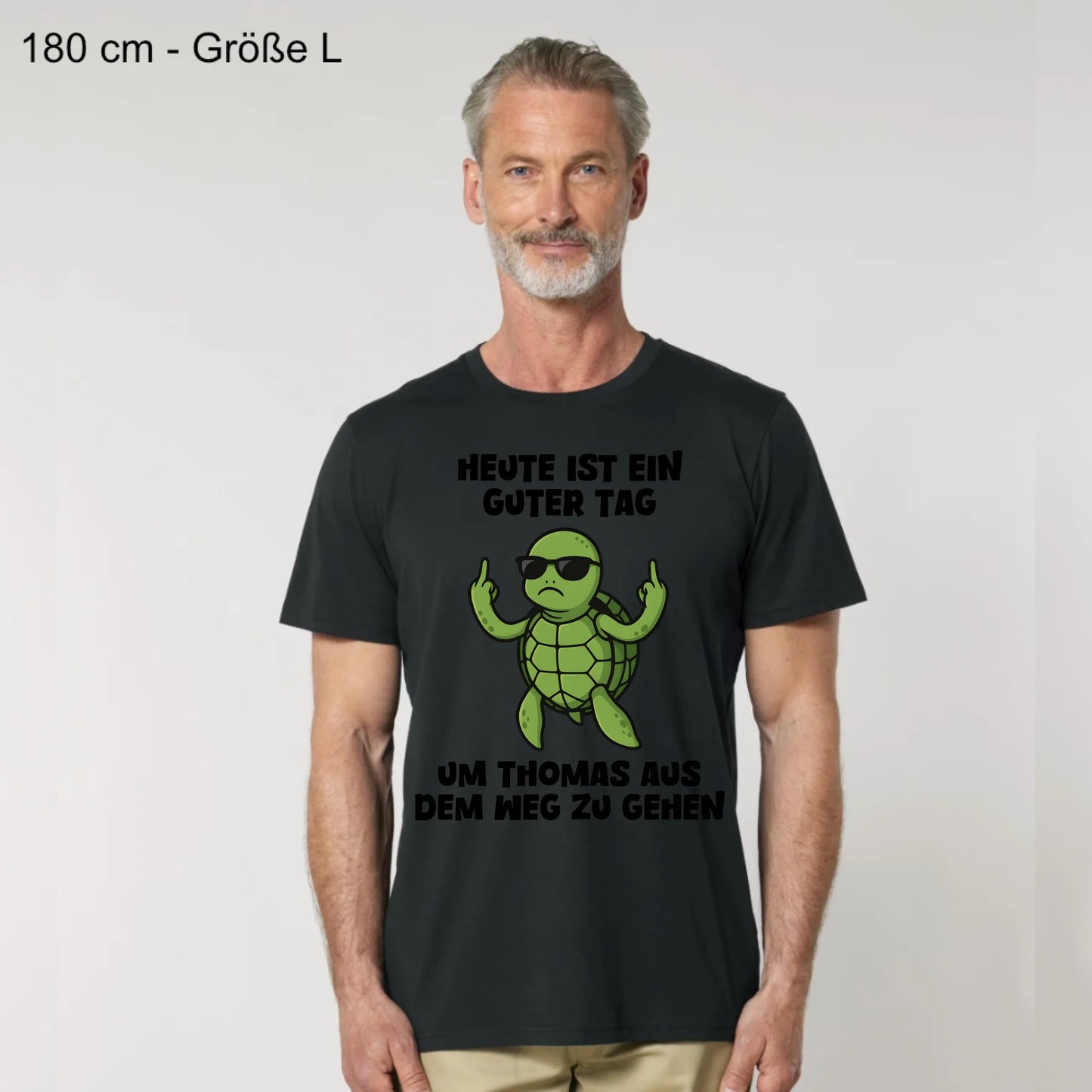 Ein guter Tag - Organic Men's Shirt (personalisierbar)
