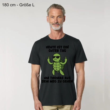 Ein guter Tag - Organic Men's Shirt (personalisierbar)