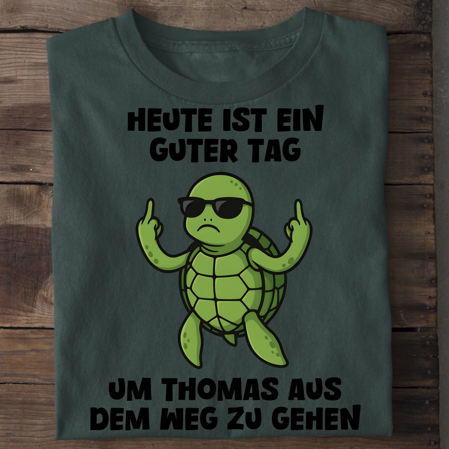 Ein guter Tag - Organic Men's Shirt (personalisierbar) Crafter T-Shirt ST ST Bottled-Green