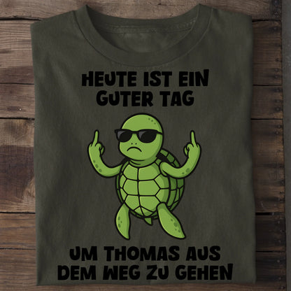 Ein guter Tag - Organic Men's Shirt (personalisierbar) Crafter T-Shirt ST ST Khaki