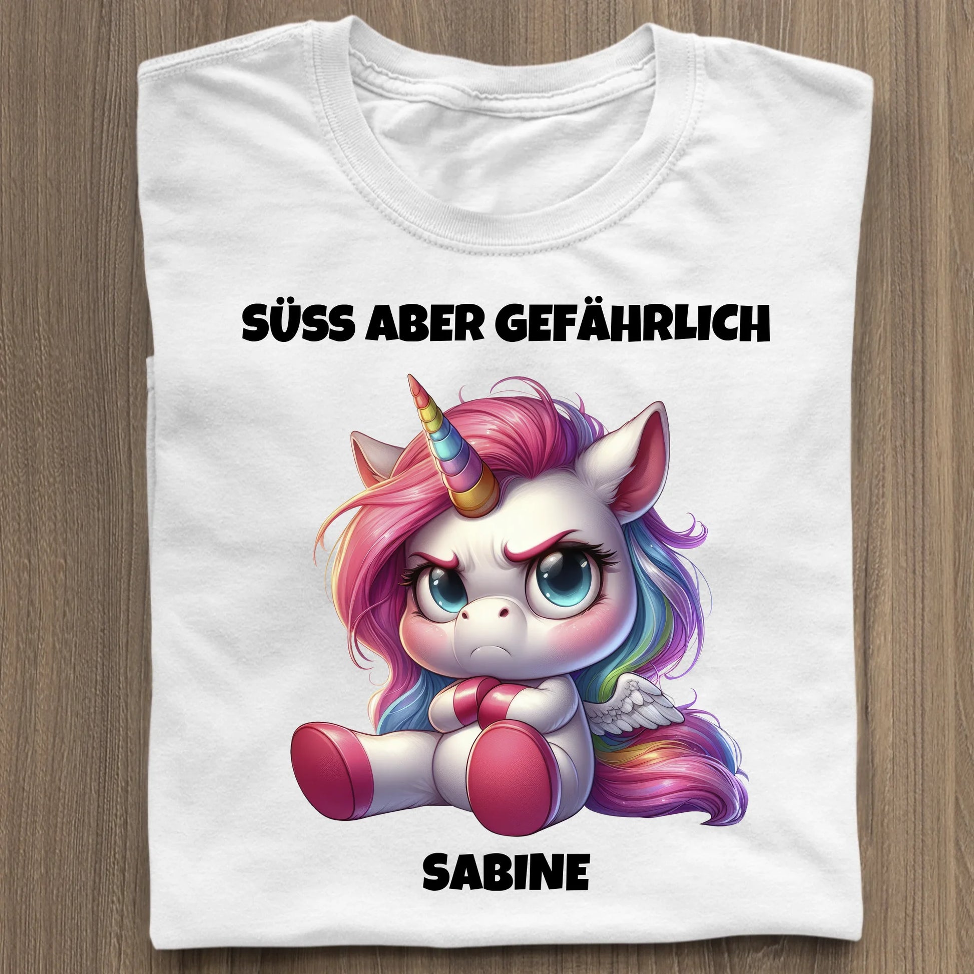 Süß aber gefährlich - Organic Women's Shirt (personalisierbar) Serena T-Shirt ST ST White