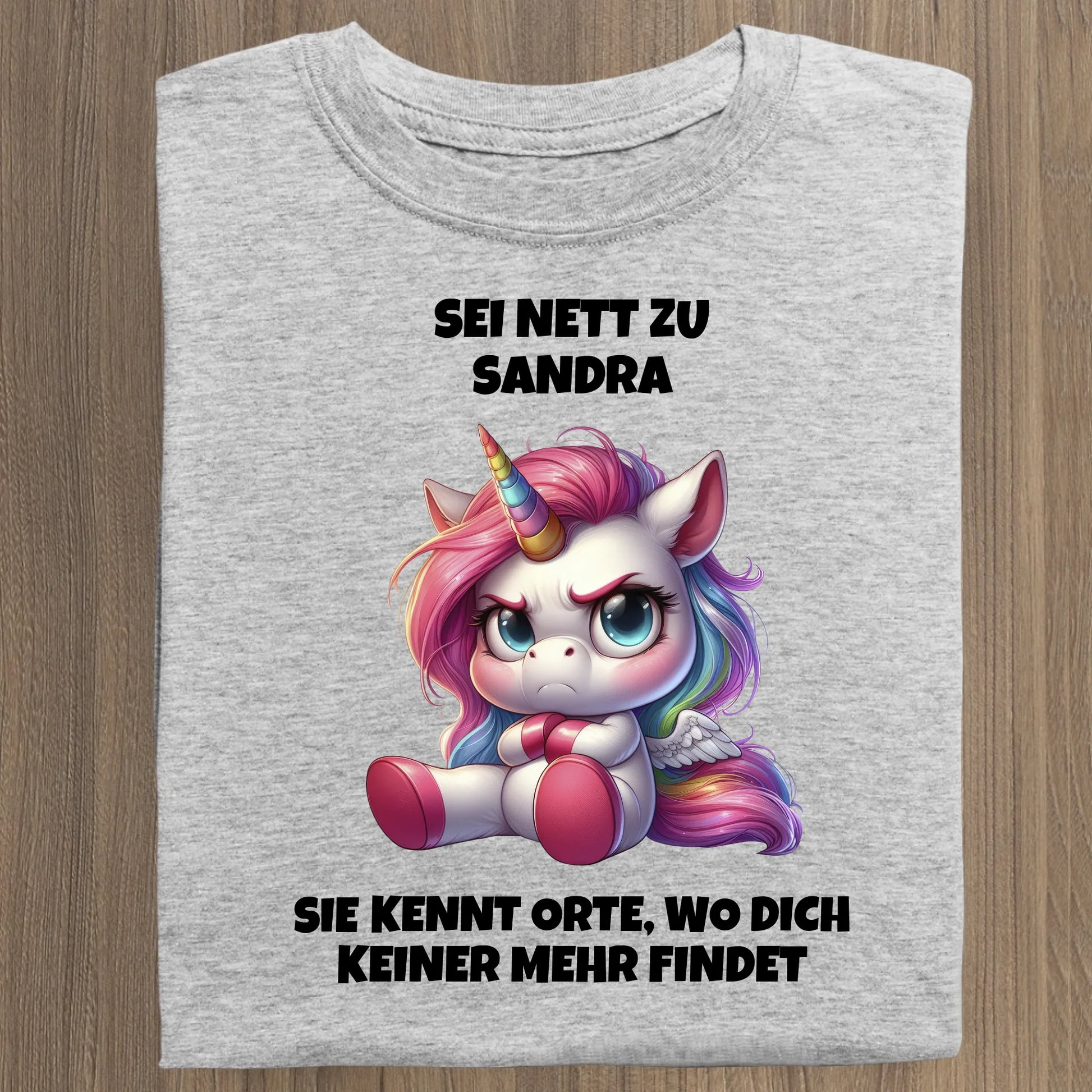 Sei nett - Organic Women's Shirt (personalisierbar) Serena T-Shirt ST ST Heather-Grey