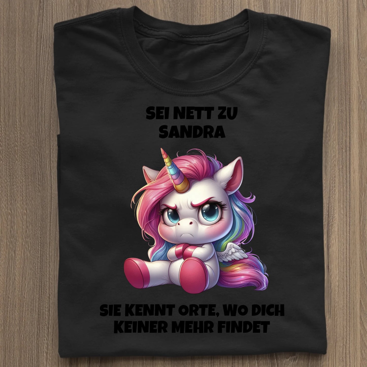 Sei nett - Organic Women's Shirt (personalisierbar) Serena T-Shirt ST ST Black