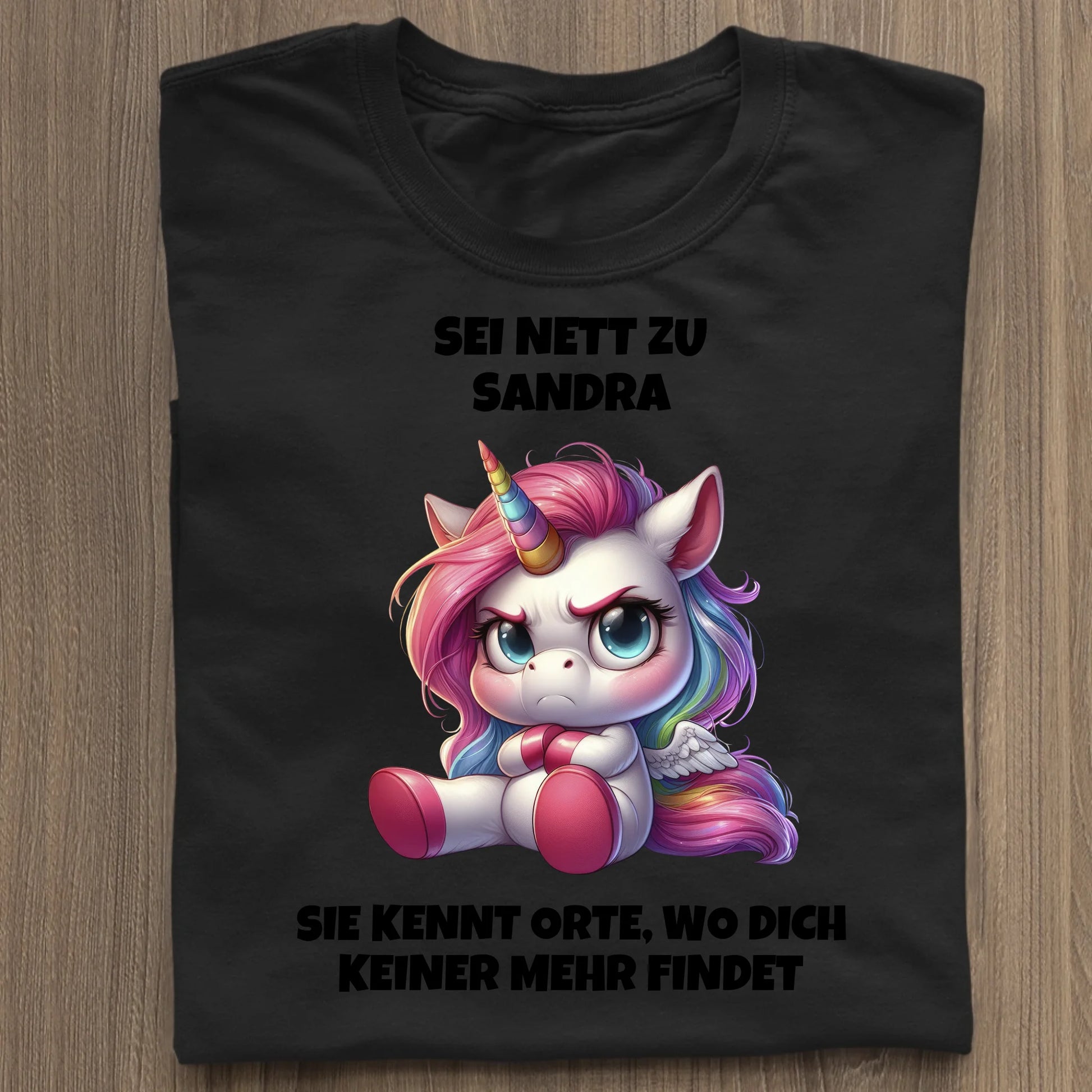 Sei nett - Organic Women's Shirt (personalisierbar) Serena T-Shirt ST ST Black