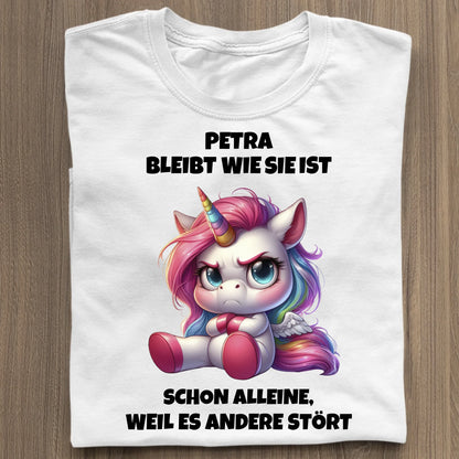 Ich bleibe wie ich bin - Organic Women's Shirt (personalisierbar) Serena T-Shirt ST ST White