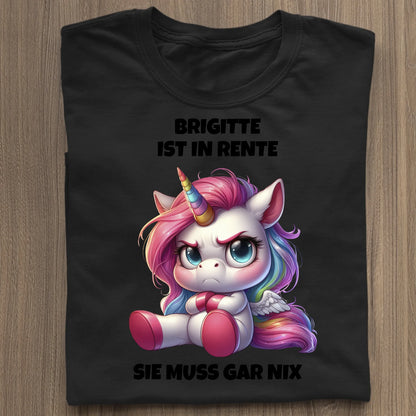 Ich bin in Rente - Organic Women's Shirt (personalisierbar) Serena T-Shirt ST ST Black
