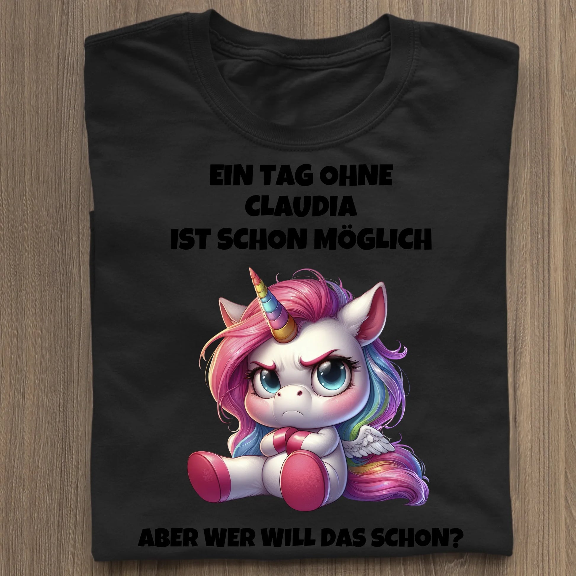 Wer will das schon? - Organic Women's Shirt (personalisierbar) Serena T-Shirt ST ST Black
