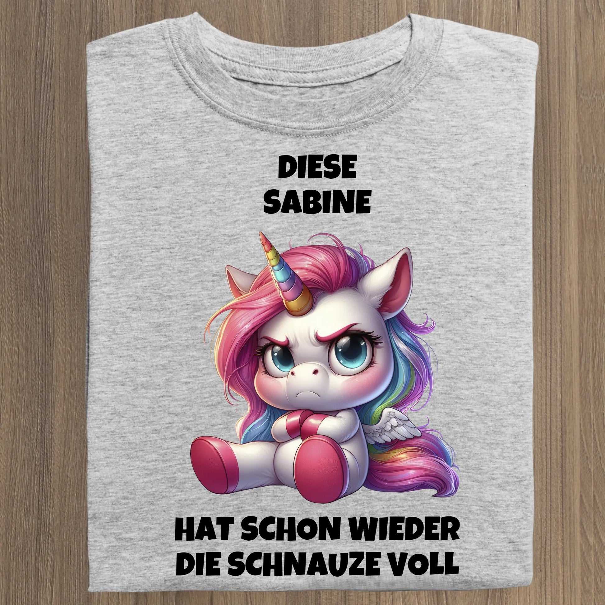 Schnauze voll - Organic Women's Shirt (personalisierbar) Serena T-Shirt ST ST Heather-Grey