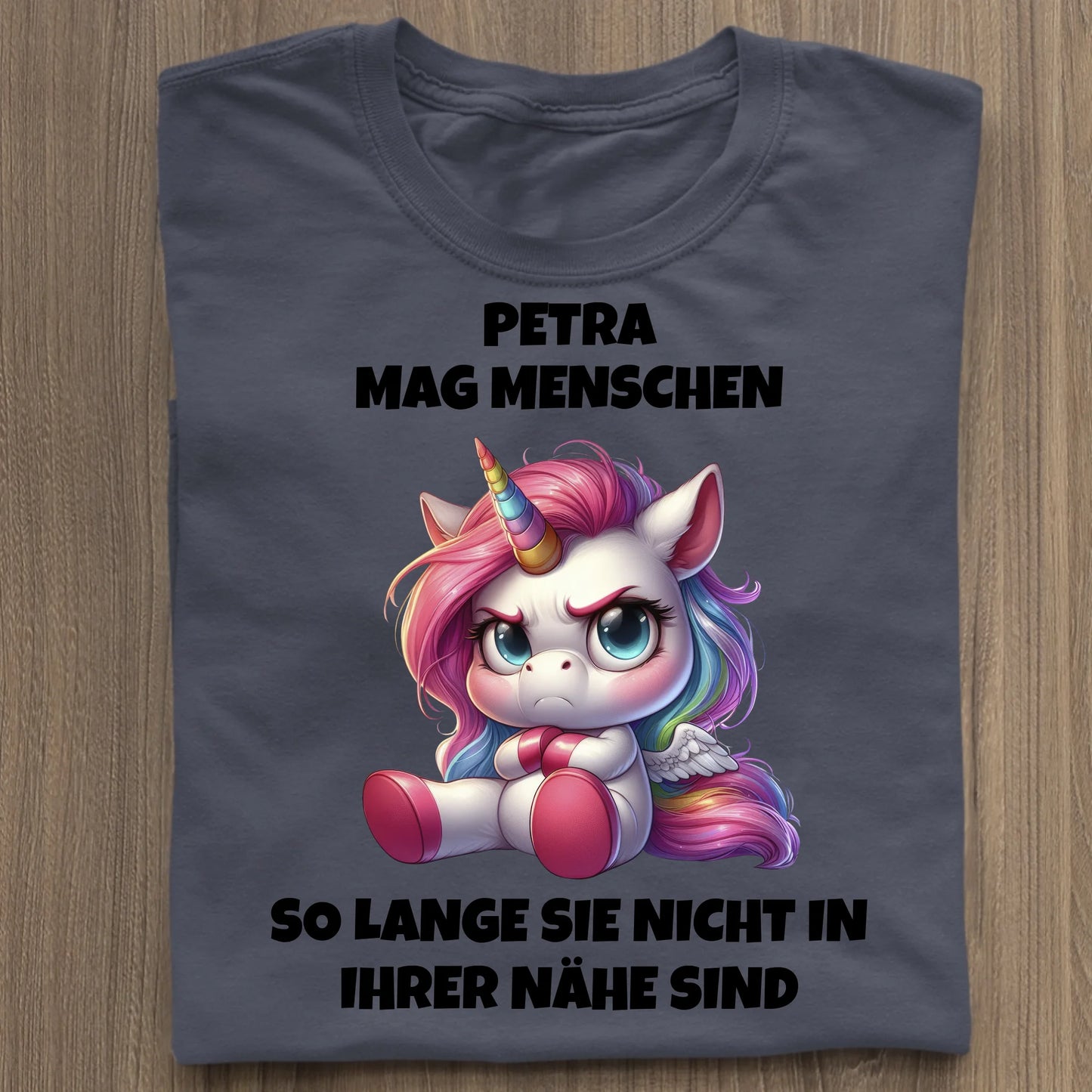 Ich mag Menschen - Organic Women's Shirt (personalisierbar) Serena T-Shirt ST ST French-Navy
