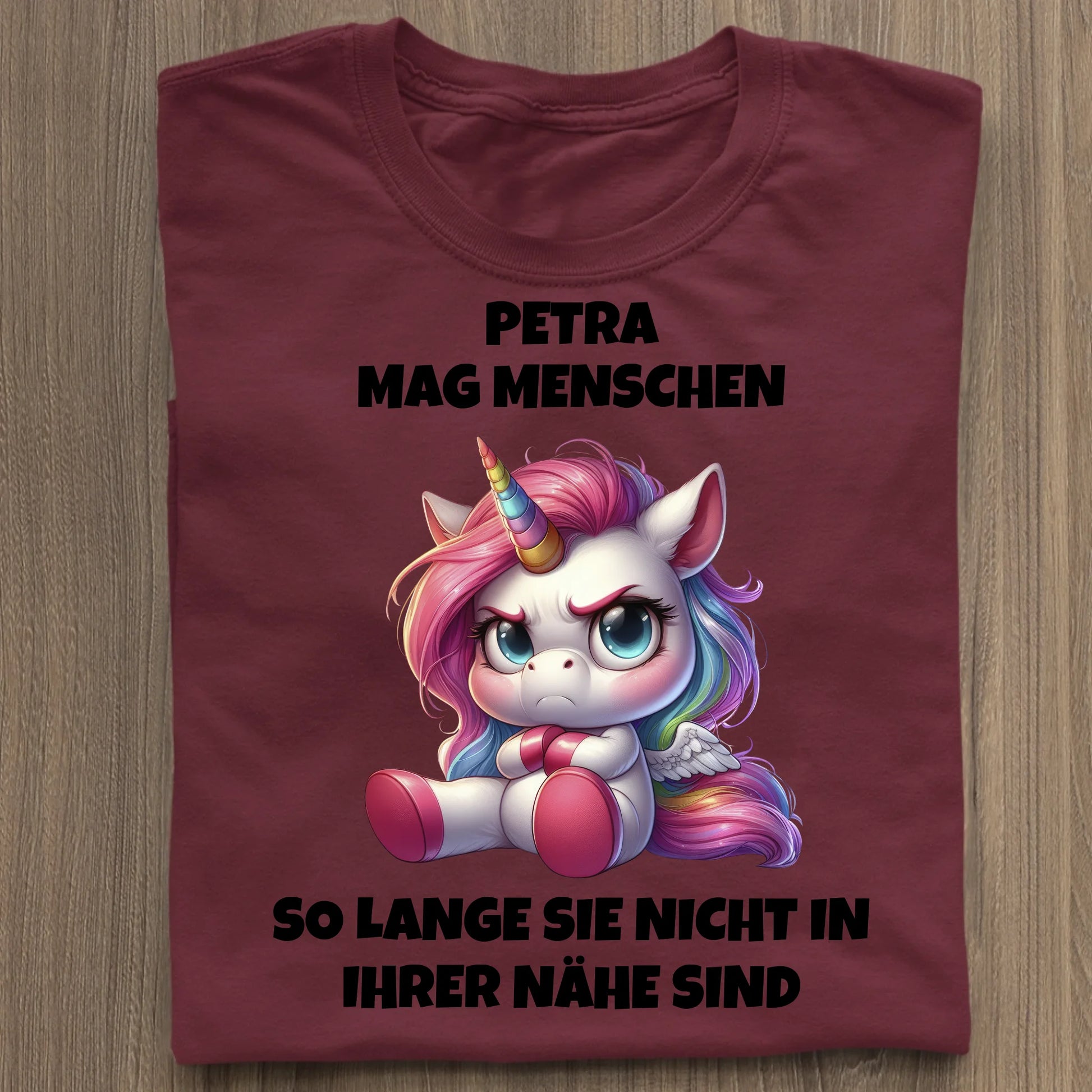Ich mag Menschen - Organic Women's Shirt (personalisierbar) Serena T-Shirt ST ST Burgundy