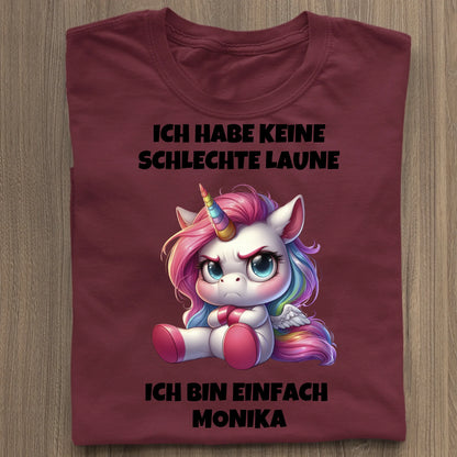 Keine schlechte Laune - Organic Women's Shirt (personalisierbar) Serena T-Shirt ST ST Burgundy